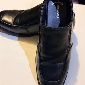 Sonoma Boys Classic Black Slip-On Loafers